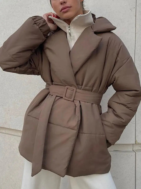 'Reverie' Quilted Puffer Jacket - Celes Fashion